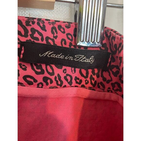 Another Label Italian Pink Leopard Skinny Jeans, size small. Pin-up Chic. EUC - Picture 3 of 6